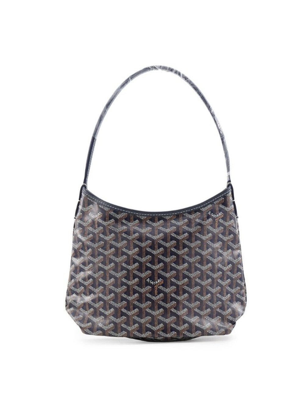 Goyard Handbag Boheme Hobo Mini Leather Herringbone